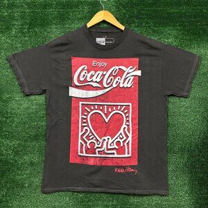 Enjoy Coca-Cola x Keith Haring Pop Art T-Shirt Size Large